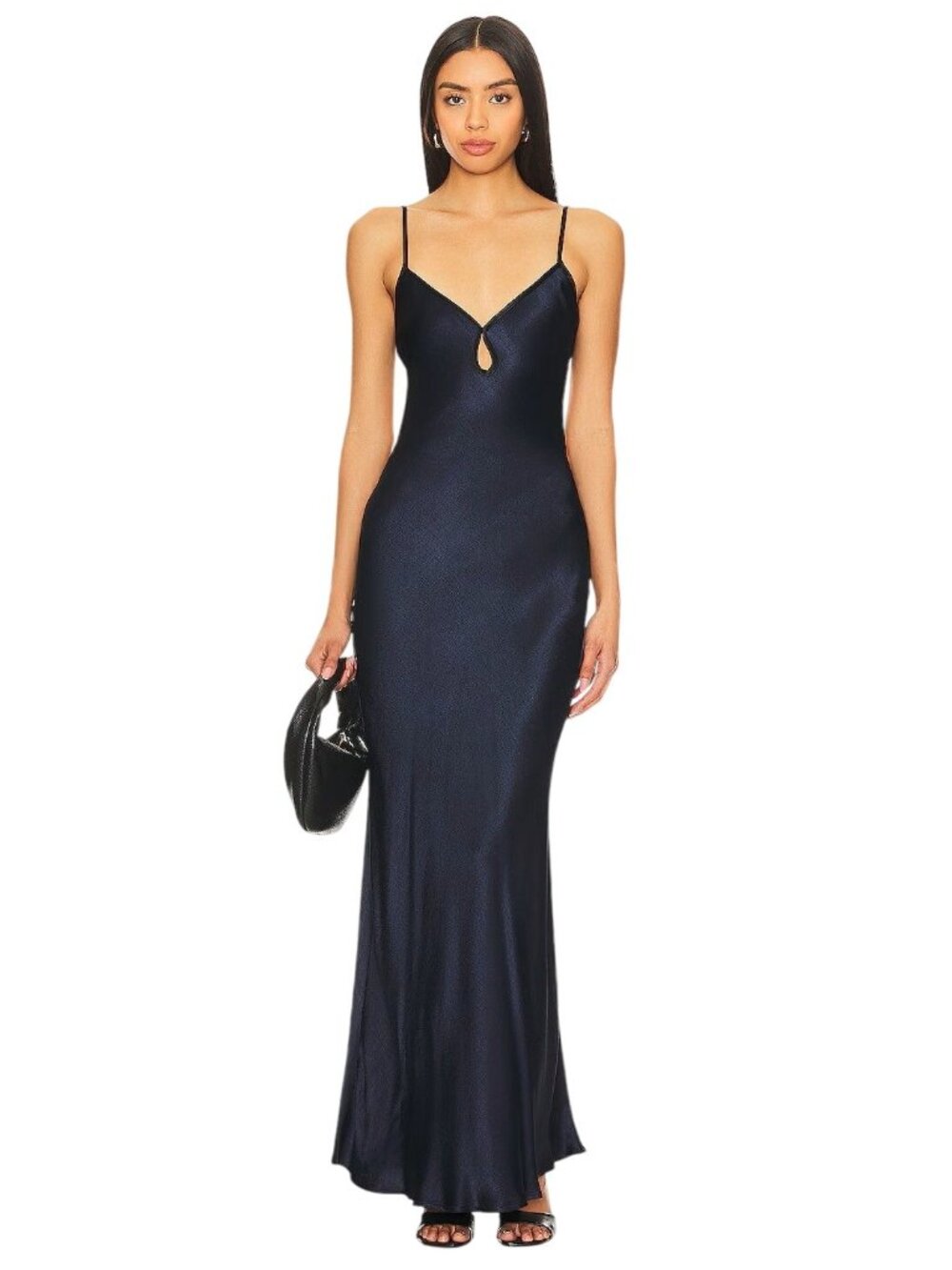 Bec + Bridge Cedar City Maxi Dress in Ink & Black 2 New Womens Long Gown